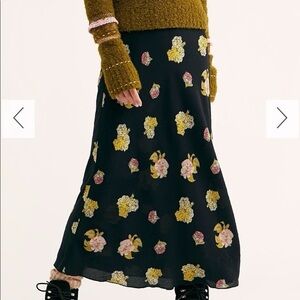 Free People midi skirt